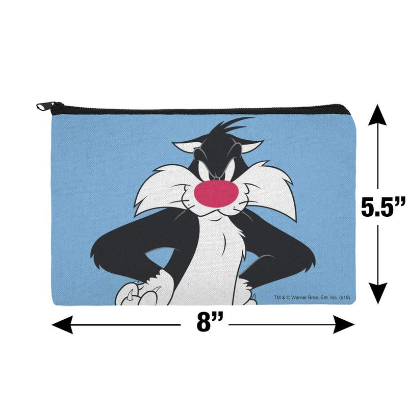 [Australia] - Looney Tunes Sylvester Makeup Cosmetic Bag Organizer Pouch 