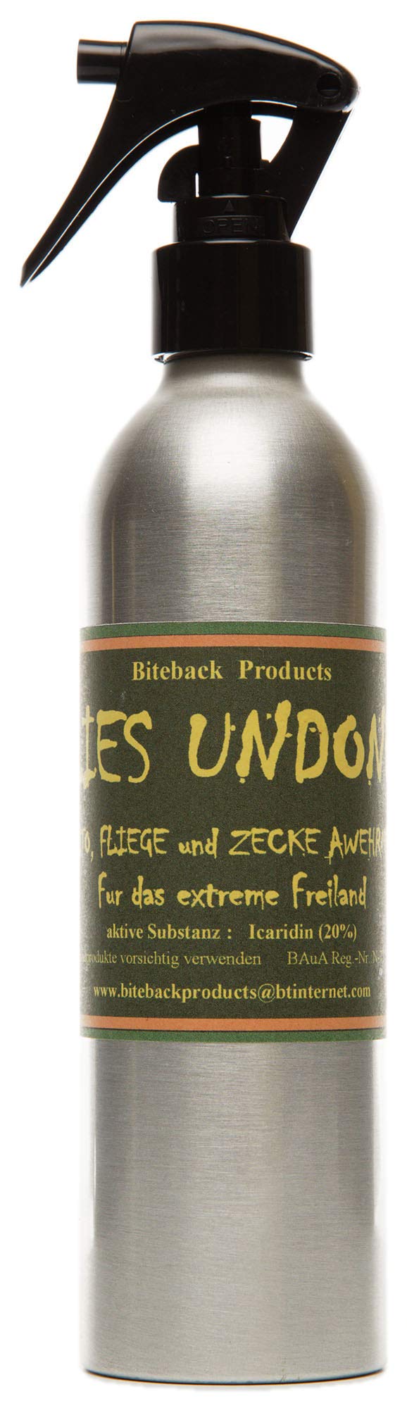 [Australia] - Biteback Products 'Flies Undone'™ Powerful, Safe Mosquito and Insect Repellent with 20% Icaridin, 250ml 