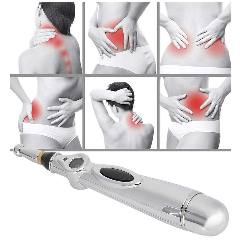 [Australia] - Electronic Acupuncture Pen, Electric Meridian Energy Body Heal Massager, Electric Laser Acupuncture Machine for Relief Pain 