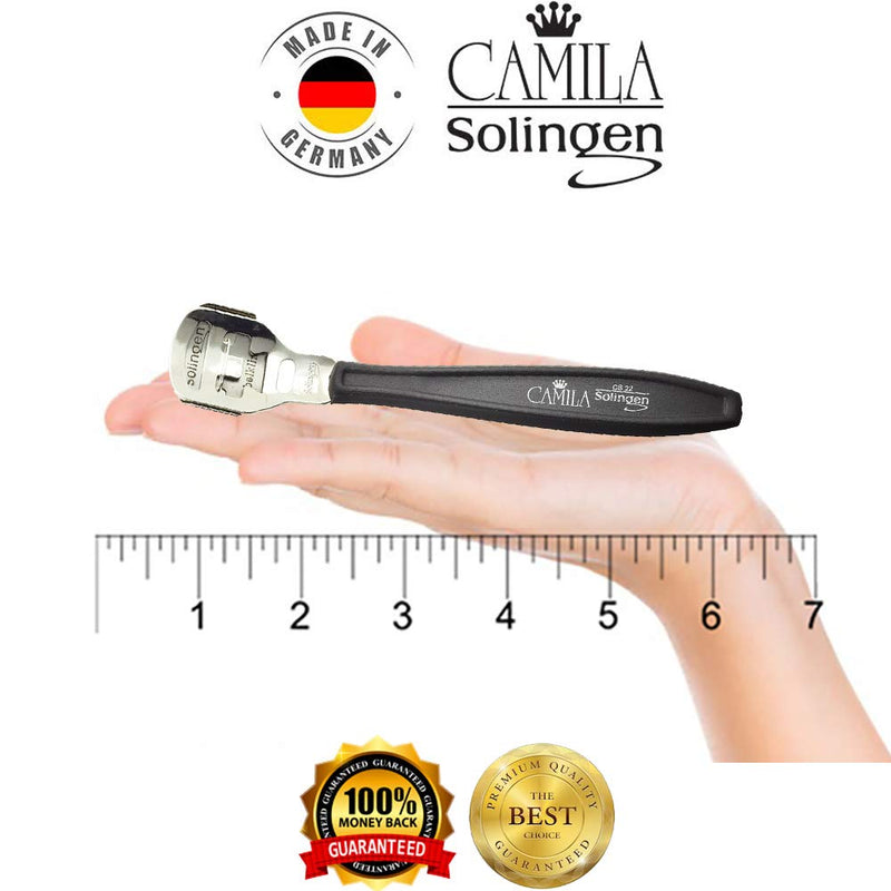 [Australia] - Camila Solingen CS22 5 1/2" Corn Plane Foot Callus Remover, Hard Skin Heel Shaver Pedicure Cutter Kit for Feet and CS23 /10 Spare Blades, Pedicure Tools for Healthy Foot Care Made in Solingen Germany CS22-CS23 