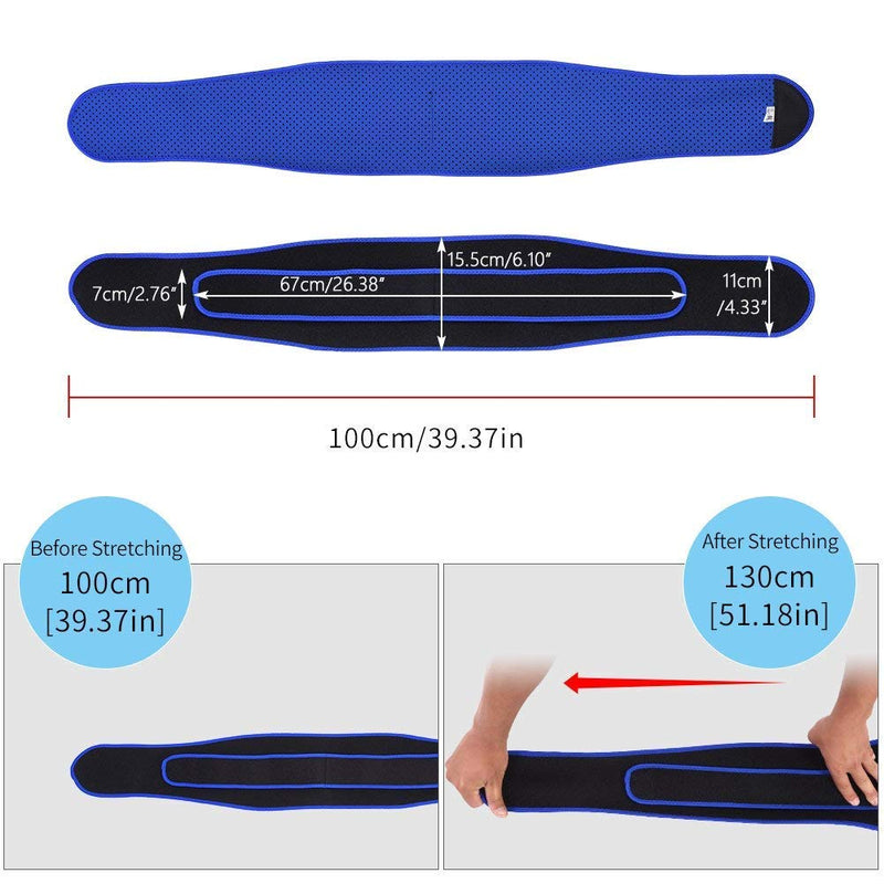 [Australia] - Back Waist Support, Adjustable Breathable Back Waist Support Lumbar Brace Belt Helps Relieve Lower Back Pain 