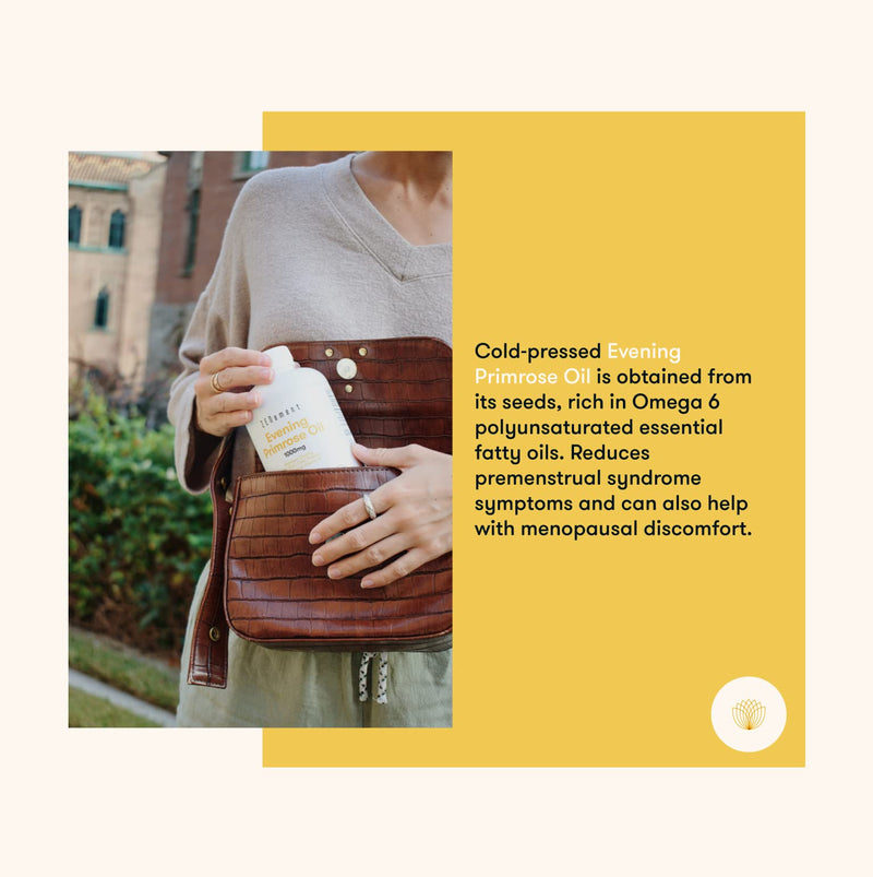 [Australia] - Evening Primrose Oil, 1000mg per softgel, 10% GLA, Cold Pressed, 200 Softgels | Good for Women's Health, Menstrual Symptoms and to Help Maintain Healthy Skin and Bones | Zenement 