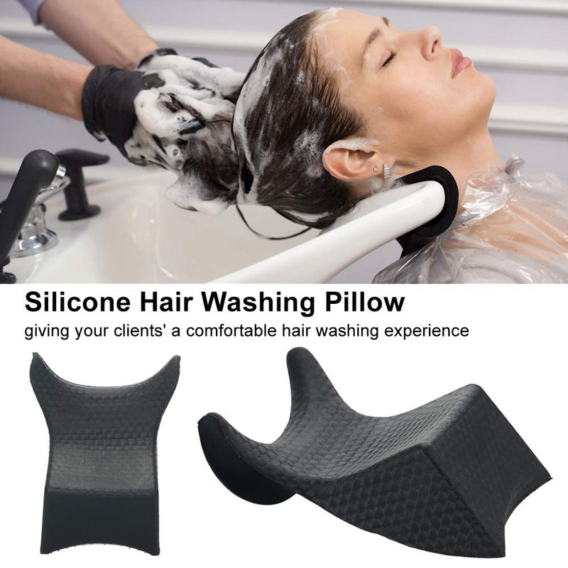 [Australia] - Shampoo Neck Rest Cushion, Anself Silicone Hair Washing Pillow Shampoo Neck Rest Pillow Cushion Shampoo Bowl Neck Rest Support Pillow Salon Accessories 