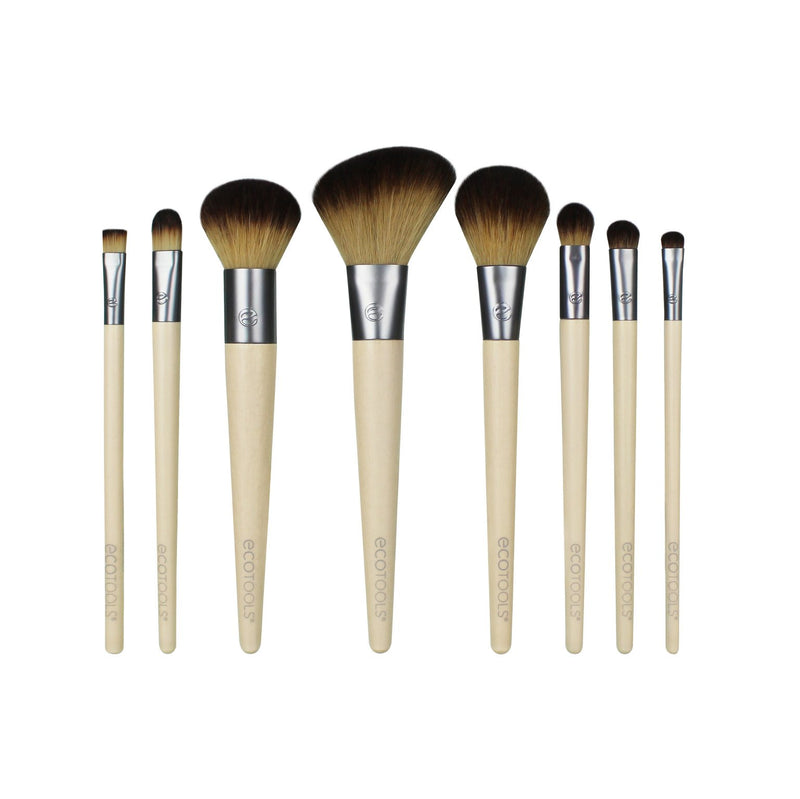 [Australia] - EcoTools-Cruelty Free Confidence in Bloom Brush Set-Cruelty Free Synthetic Taklon Bristles, Recycled Packaging, Recycled Aluminum Ferrules 