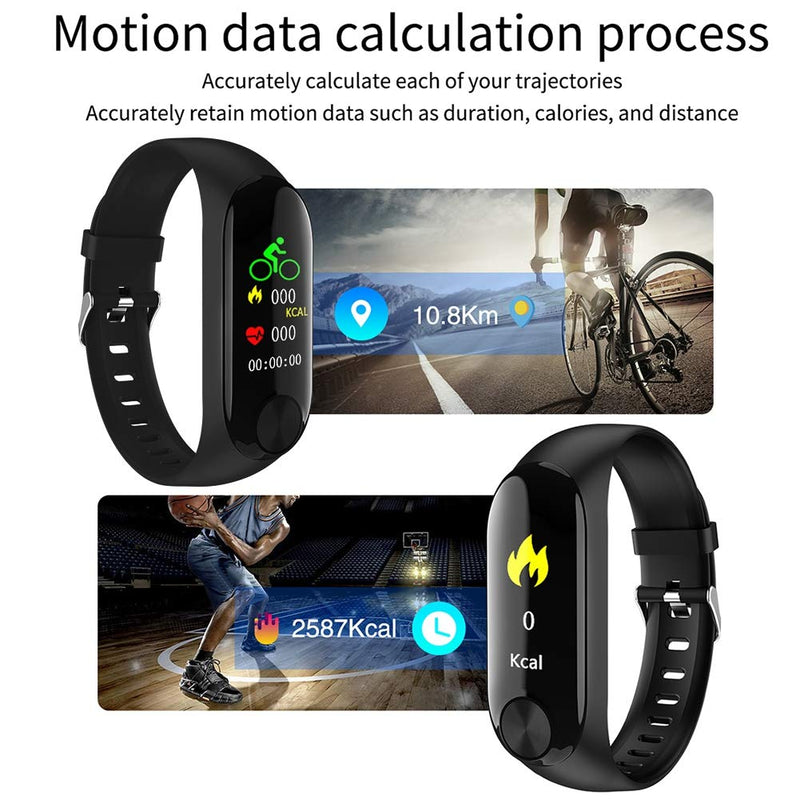 [Australia] - tongzhou Smart Wristband Z10 unisex Waterproof Heart Rate Monitor Blood Pressure Pedometer Sleep Fitness Sport Watch for IOS/Android 