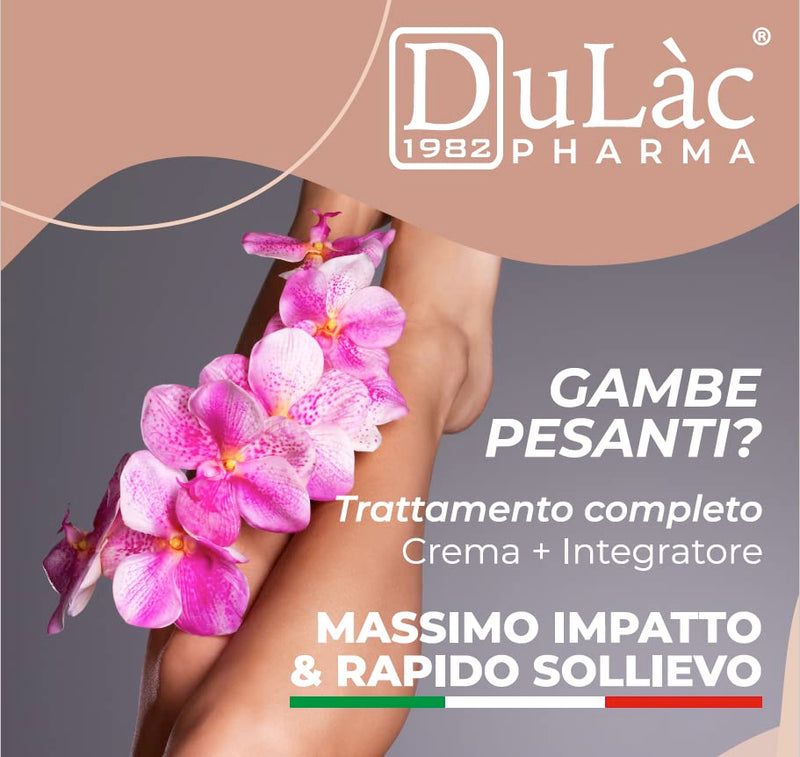 [Australia] - Veins Treatment for Legs Made in Italy Omniven 500 + Omniven Legs, Diosmin + Hesperidin 500mg, 40 Tablets + Dulàc Cold Effect Leg Cream 