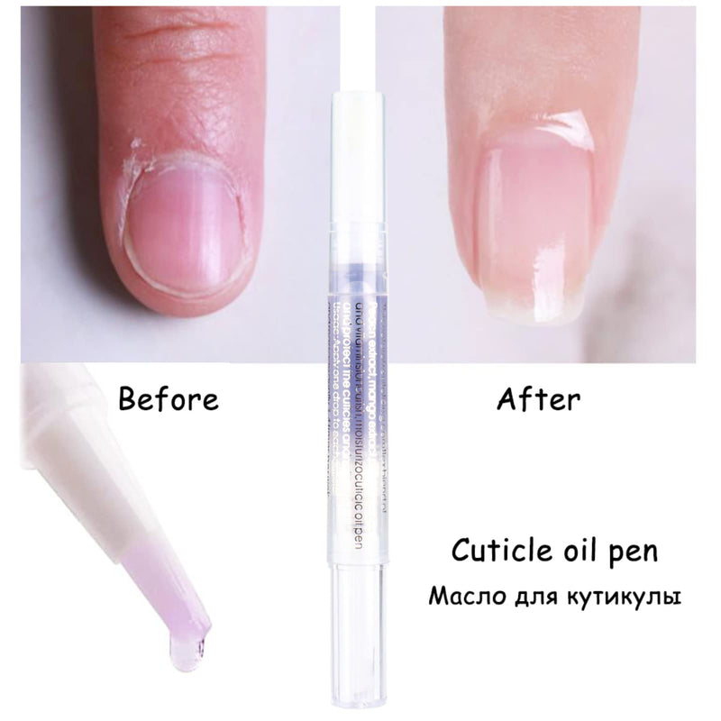 [Australia] - Cuticle Oil Pen for Nail Care,8PCS Nail Oil Pen with Natural Ingredients Revitalize Pen Gel Manicure Pedicure nail art Treatment 