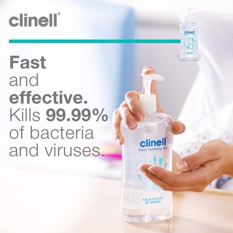 [Australia] - Clinell Hand Sanitiser Gel - Dermatologically Tested, Kills 99.99 Percent of Germs, Quick and Kind to Skin, No Stickiness - 250ml Bottle 1 x 250ml 