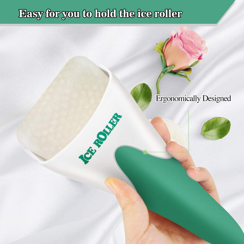 [Australia] - Fronnor Ice Roller for Face,Eyes,Mothers Day Gifts Idea,Therapeutic Cooling to Tighten Brighten Complexion and Reduce Wrinkles,Massager Under Eye Puffiness,Migraine and Pain Relidf Green 