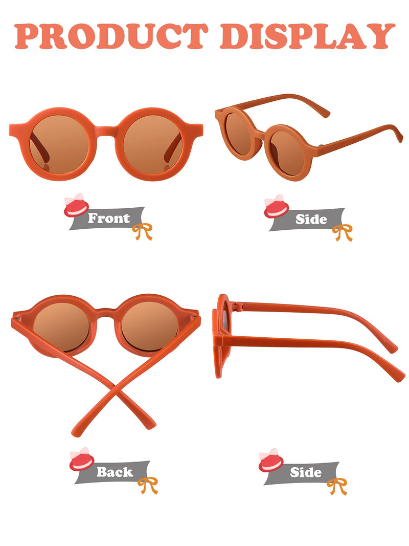 [Australia] - 16 Pairs Kids Sunglasses Cute Round Sunglasses Baby Sunglasses Colorful Toddler Eyewear Glasses for Kids Boys Girls Beach Outdoor Sports, Age 3-10 