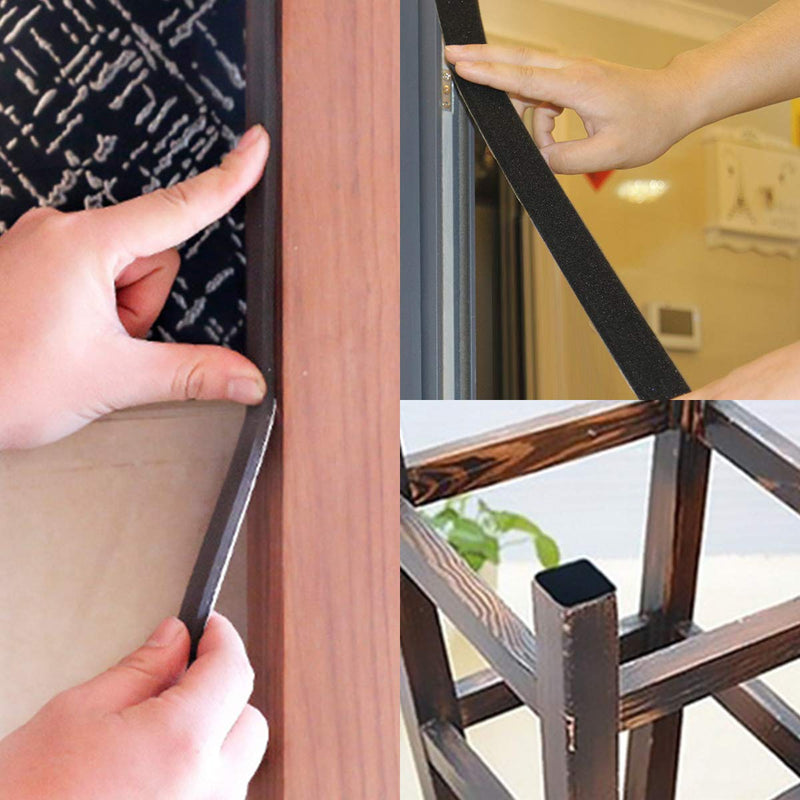 [Australia] - Foam Tape Weather Stripping Window Seal,1"Wx1/8"T High Density Seal Strip,Adhesive Closed Cell Weather Strip(Total 30FT,Black) 1"W x 1/8"T x 30FT 
