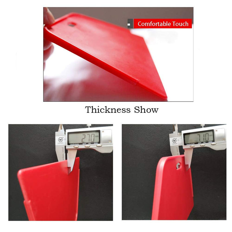 [Australia] - Wallpaper Smoothing Tool Kit Include red Squeegee,Medium-Hardness Squeegee, blue Tape Measure,snitty Vinyl Cutter and Craft Knife with 5 Replacement Blades for Adhesive Contact Paper Application Win Basic kit 