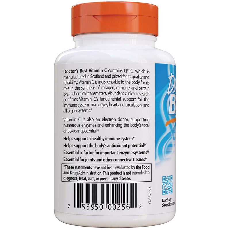 [Australia] - Doctor's Best Best Vitamin C 500mg, 120 Count 120 Count (Pack of 1) 