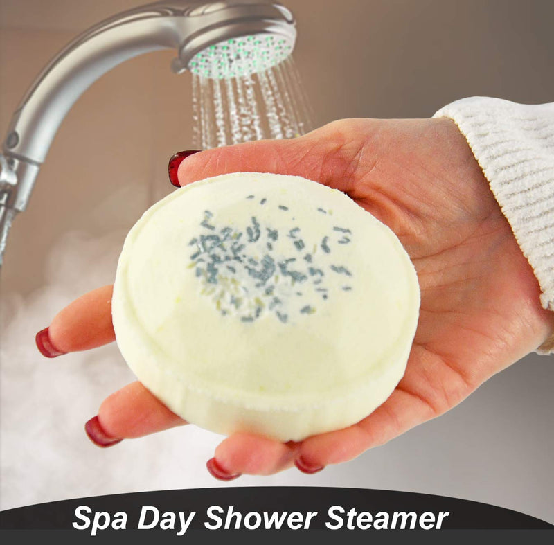 [Australia] - Candles and Cream Spa Day Shower Steamer-Aromatherapy & Stress Relief, Restore & Soothe Body-Set of 2 