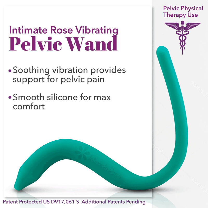 [Australia] - Intimate Rose Pelvic Wand with Vibration for Pelvic Muscle Pain Relief - Pelvic Physical Therapy Use for Trigger Point & Tender Point Release – Men & Wome 