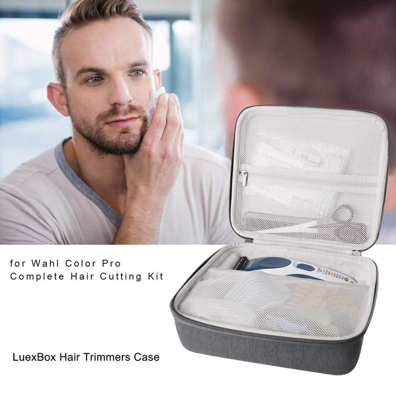 [Australia] - LUEXBOX Hair Trimmers Case - Hair Clippers 9649 Case fits Wahl Color Pro Cordless Hair Cutting Kit, Wahl Professional Clipper Travel Case Helper 