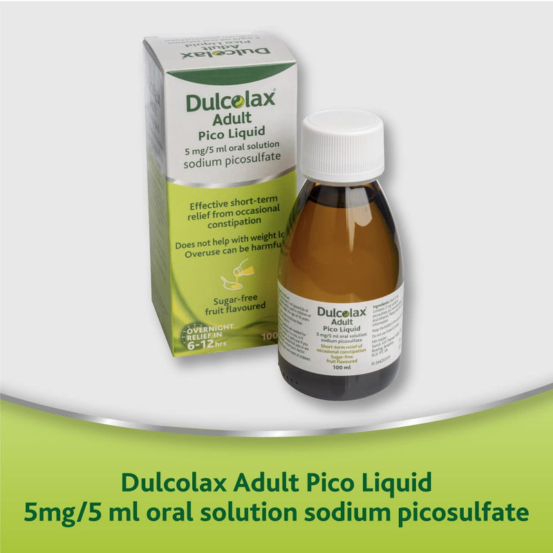 [Australia] - Dulcolax Adult Pico Liquid - Constipation Relief Laxative 5mg/5ml Sodium Picosulfate Liquid Oral Solution - 100ml 