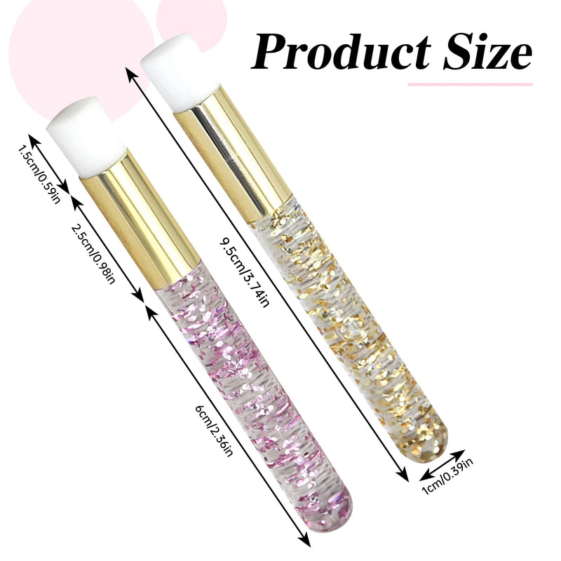 [Australia] - Lash Shampoo Brush Cleansing Brush 20 Pieces Eyelash Cleaning Brush Makeup Brushes Extension Eyelash for Nose Pore Deep Cleaning Brush 