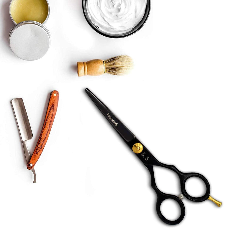 [Australia] - Professional Hair Cutting Scissors - VERY SHARP - Barber 5.5-inch Razor Edge Shears - Made from Forged Stainless Steel with Fine Adjustment Screw 