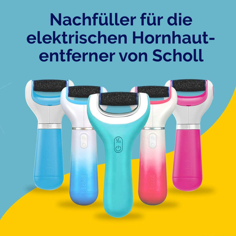 [Australia] - Scholl Expertcare Replacement Rollers for The Heel, Refill Pack for scholl Electric Callus Remover, with Diamond Particles, 2 Rollers. 2 Count (Pack of 1) 