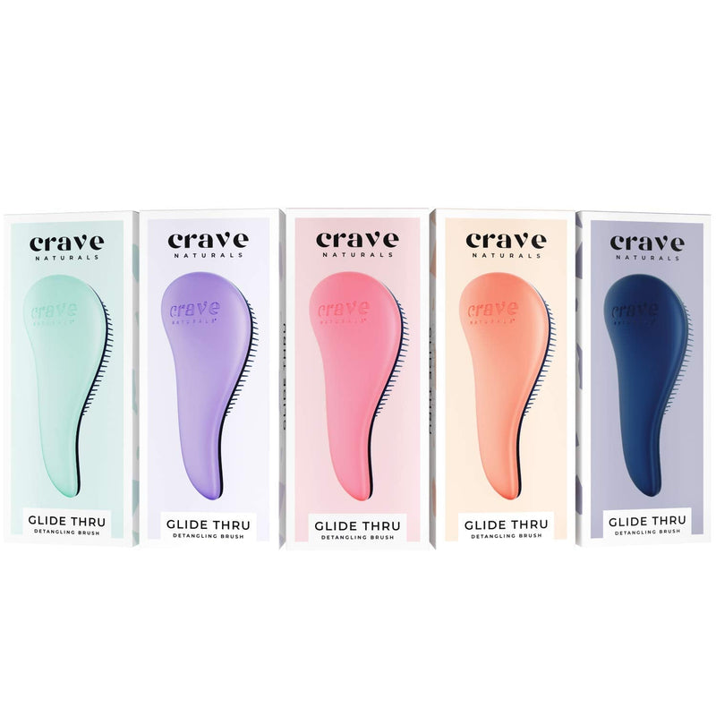 [Australia] - Detangling Brush - Glide Thru Detangler Hair Comb or Brush - No More Tangle - Adults & Kids - Pink 