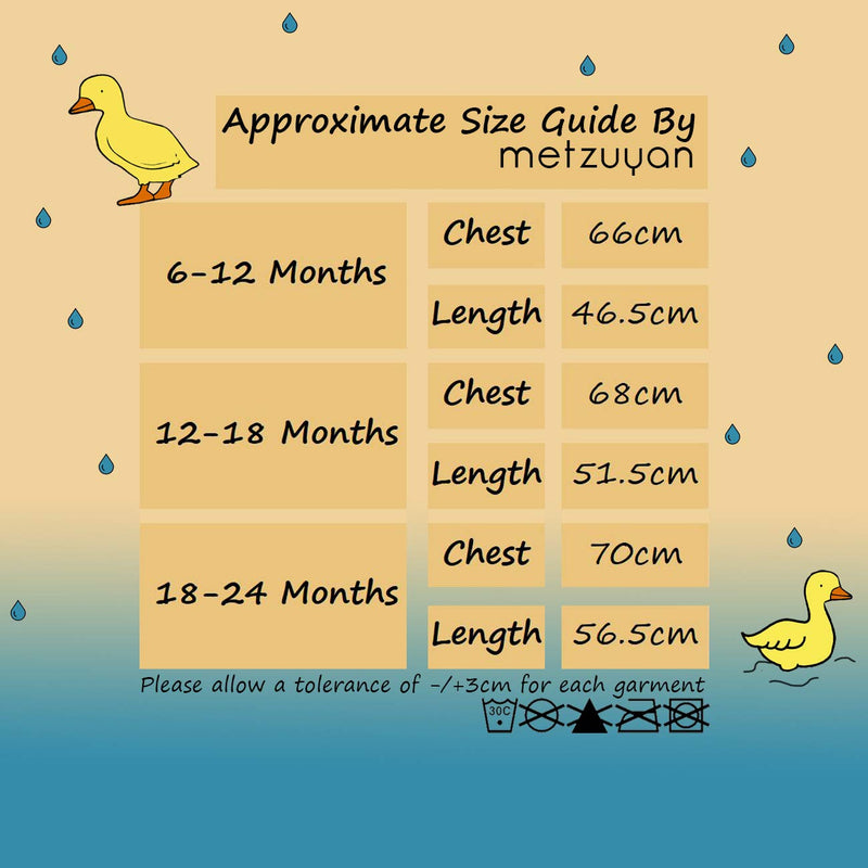 [Australia] - Metzuyan Baby Girls & Boys Plush Fleece Animal Dressing Gown 0-24 Months 0-6 Months Duck 