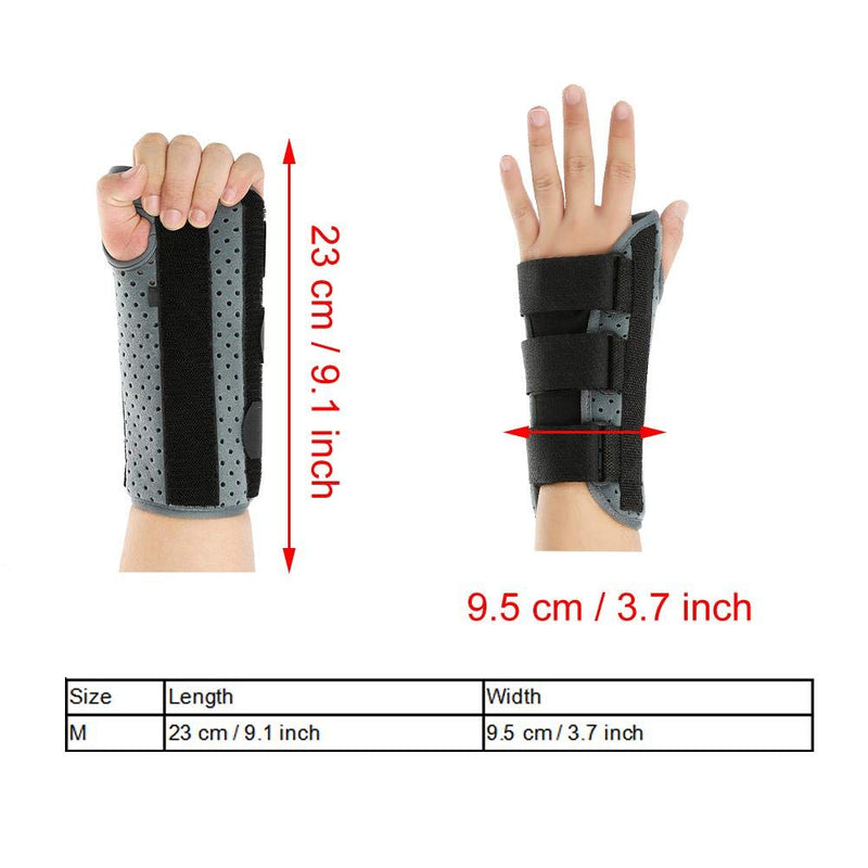 [Australia] - Wrist And Thumb Support - Breathable Wrist Brace With Splints Sleep Brace Splint,Joint Sprain Guard,For Fixing For Hand & Wrist Braces Wrists And Preventing Sprains(M-Left) Medium Left 