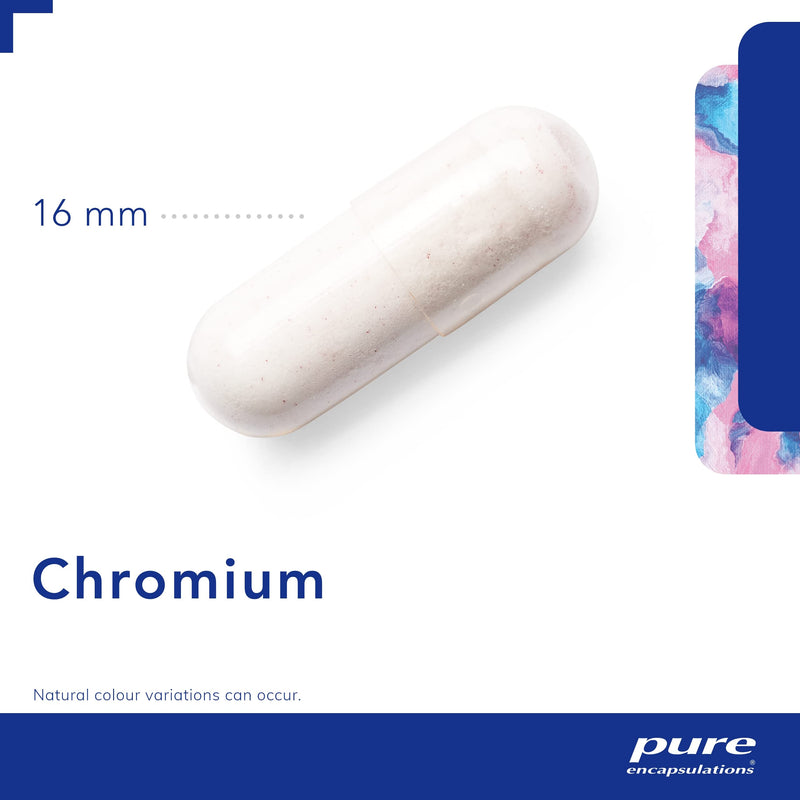 [Australia] - Pure Encapsulations - Chromium Picolinate 200 mcg - Hypoallergenic Support for Promoting Carbohydrate Catabolism and Weight Maintenance - 60 Capsules 