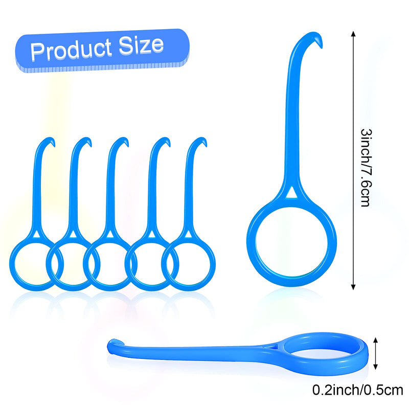 [Australia] - 5 Pieces Aligner Removal Tool Retainer Remover Tool Kits Invisiline Chewies and Remover Tool Invisible Aligner Braces Remover Hook for Tooth Cleaning Oral Care (Blue) Blue 