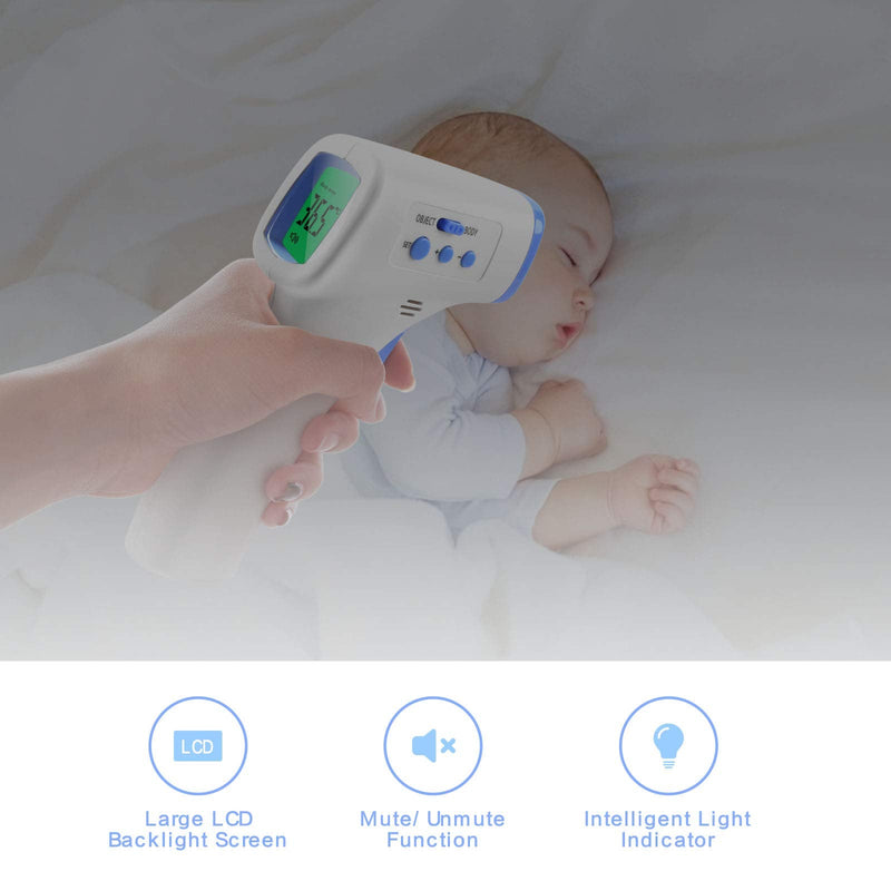 [Australia] - Forehead Infrared Thermometer, AGM Non-Contact Digital Thermometer, Temperature Test for Adult, Children and Objects 