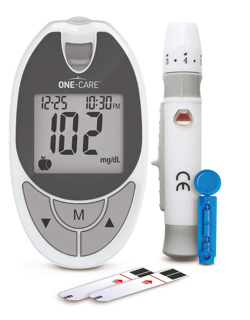 [Australia] - ONE-CARE 100 count Blood Glucose Test Strips, Precision Sugar Measurement for Diabetics, Monitor Your Diabetes (2 boxes of 50 each) 