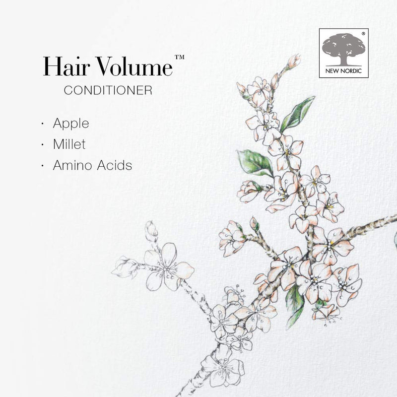 [Australia] - New Nordic Hair Volume Conditioner 250ml - Herbal Based Hair Repair and Thickening Conditioner for Dry Damaged Hair - Suitable for Men and Women Hair Volume Conditioner - 250ml 