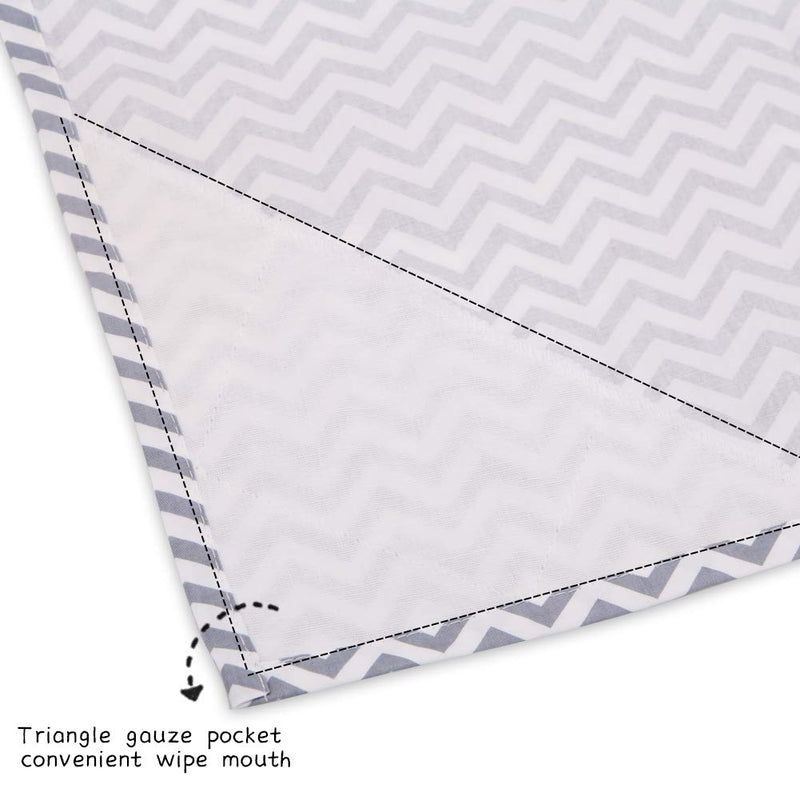 [Australia] - Boerni Large Nursing Cover, Breathable Breastfeeding Cover, Soft Breastfeeding Cover up for Full Privacy Breastfeeding Protection … (Grey) grey 