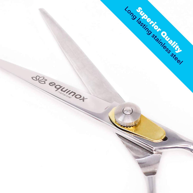 [Australia] - Equinox Professional Razor Edge Series - Barber Hair Cutting and Thinning/Texturizing Scissors/Shears Set - 6.5 Inches Hair Cutting Scissors Kit 