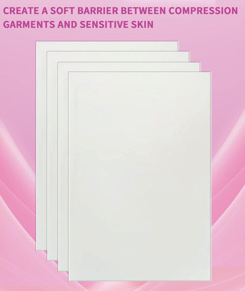 [Australia] - Lipo Foam Pads for Post Surgery,Birllaid Bbl Foam Boards after Lipo,Help Out When Using Ab Board Compression Garments Tummy Tuck, 4 Pack Liposuction Surgery Foam Sheet for Recovery 8"X11" 