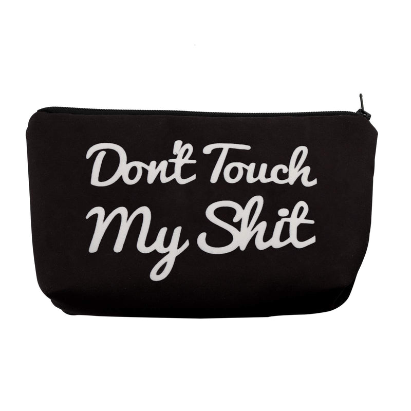 [Australia] - Don't Touch My Shit Makeup Bag Funny Zipper Pencil Pouch Makeup Essentials Bag (Touch My Shit) 