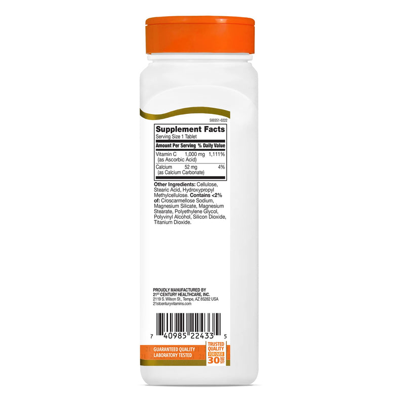 [Australia] - 21st Century C 1000 mg Tablets 110 Count 110 Count (Pack of 1) 