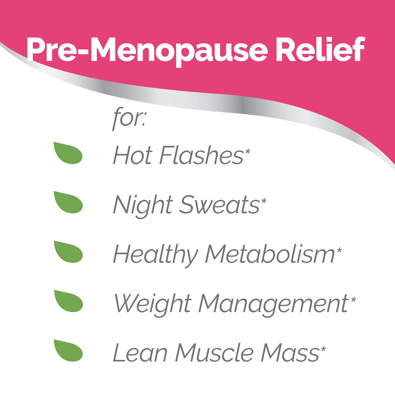 [Australia] - Estroven Pre-Menopause Relief for Body and Cycle Changes, Helps Reduce Hot Flashes, Night Sweats and Manage Weight*, 30 Count 