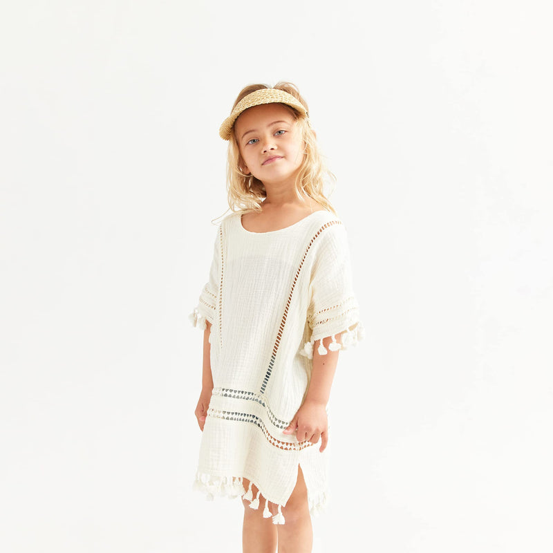 [Australia] - Hemlock Hat Co. Capri Visor (Honeycomb - Big Kids) Blonde - Big Kids 