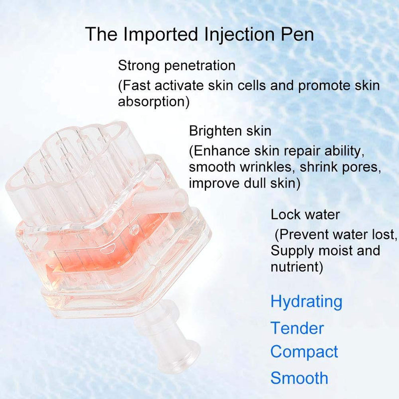 [Australia] - 9-Pins Disposable ABS Injection Gun Needle, Negative Pressure Replacement Kits, Beauty Machine Supplies for Injection Gun 