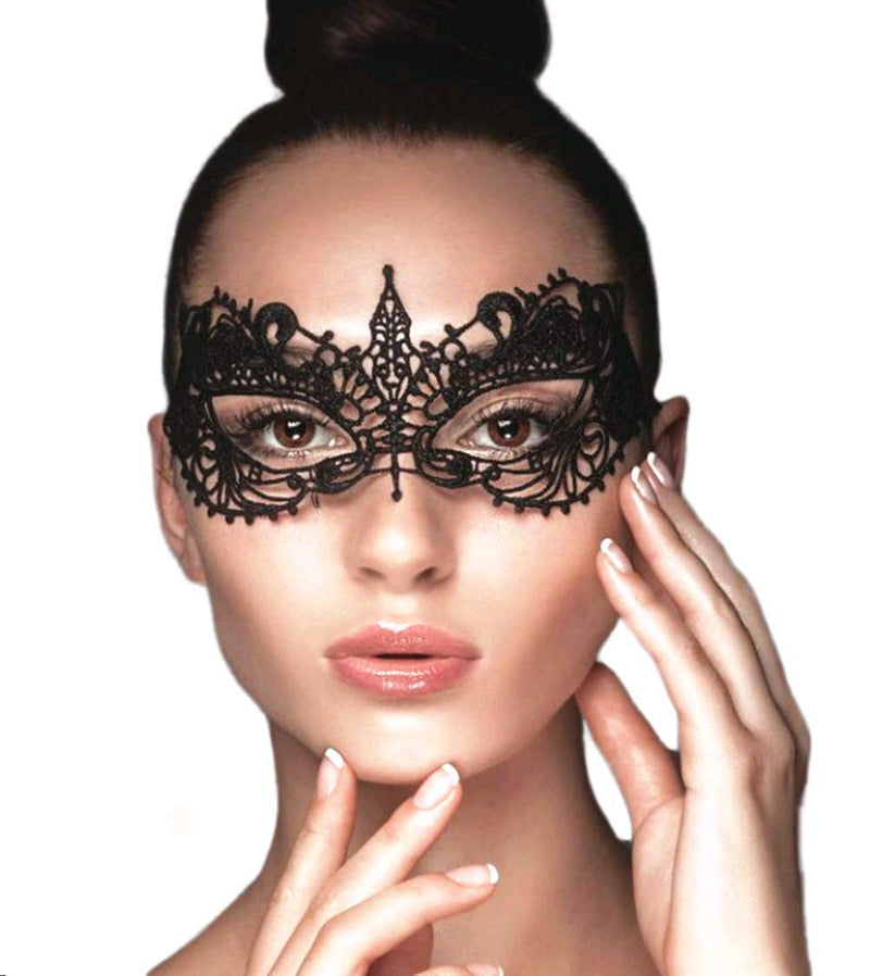 [Australia] - Lace Masquerade Mask Elastic,Fit for Adult,Soft Gentle Material,Specially for Costume,Thememed Party Amazing Couple 