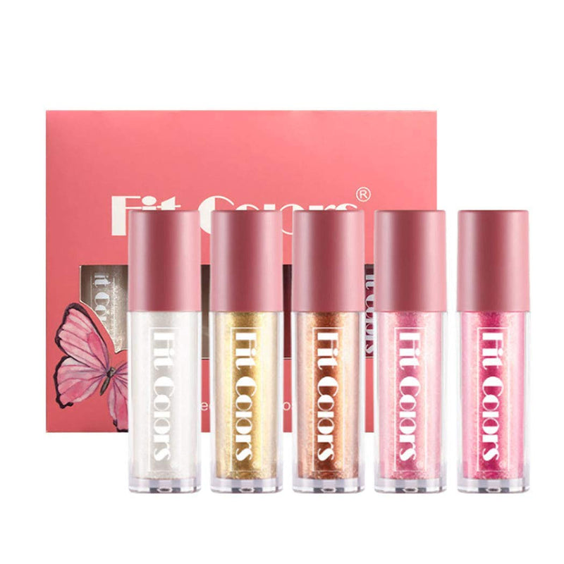 [Australia] - Eyret Lip Gloss Set Matte Waterproof Lip Stick Tube Suit Non-faded Lipsticks Set Makeup Gifts Set for Women and Girls(5Pcs)(M-Set) M-Set 