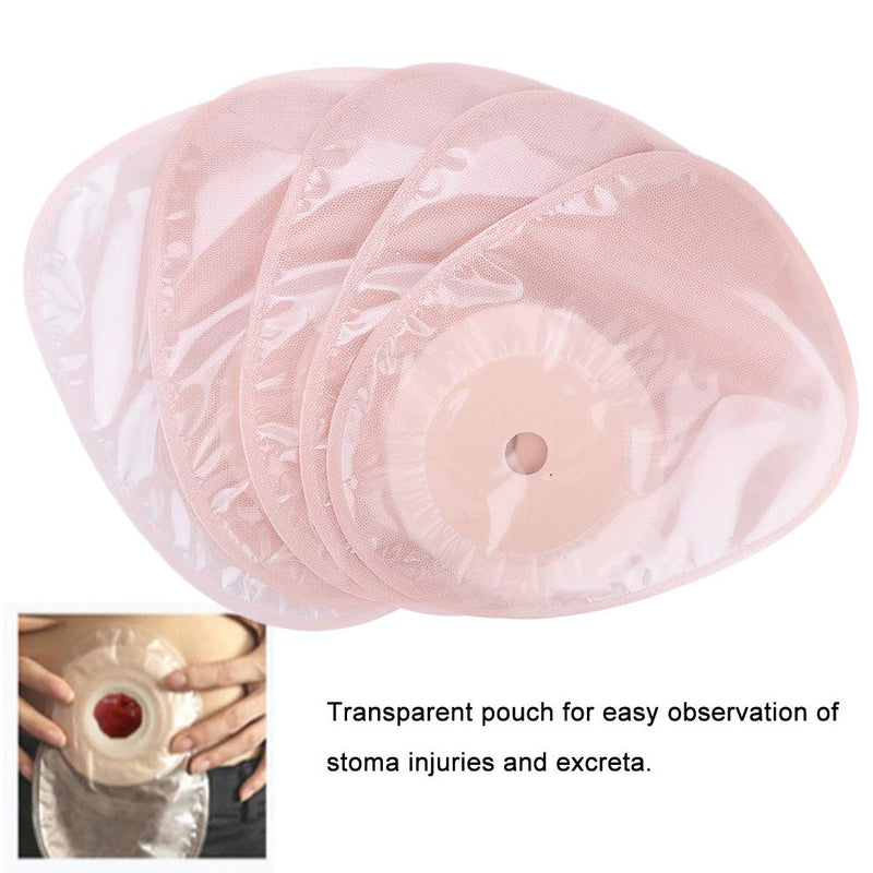 [Australia] - 10pcs/Pack Ostomy Bag, System Medicals Drainable Colostomy Bag, Skin-friendly Hydrocolloid Film Cut Size Brace Ostomy Supplies for Body Stoma Car 