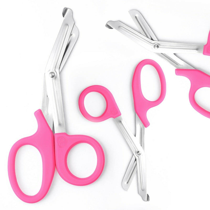 [Australia] - Utility Bandage Medical Shears Tuff Cut Scissor First Aid Nursing Scissor Tuff Cut Scissors Trauma Shears First Aid Medical Scissors CE (Pink 5.5) Pink 5.5 