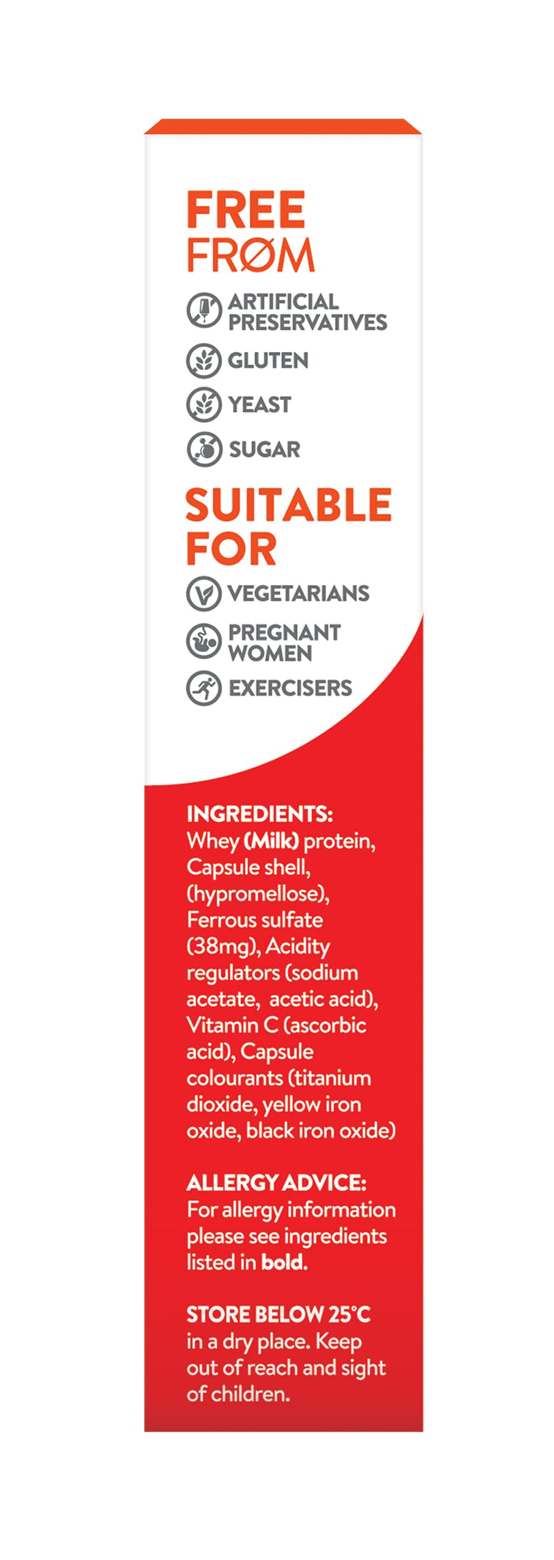 [Australia] - Active Iron | Iron Tablets | Non-Constipating | Ferrous Sulfate Iron | Helps Strengthen Your Immune System | 1-Month Supply 