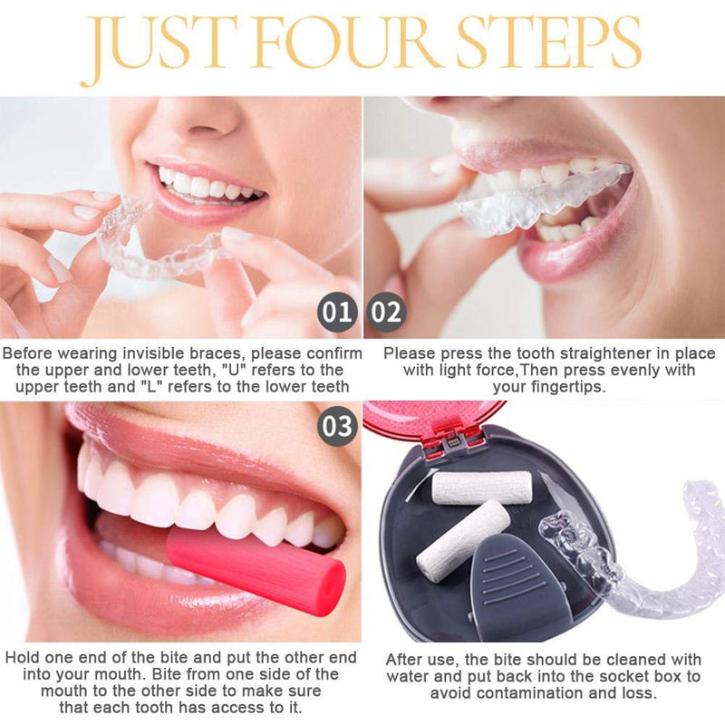 [Australia] - Silicone Orthodontic Chewies for Aligner Trays Chewies for Aligner Trays invisalign chewies for Oral Care Dental Mouth Health 2 Piece 