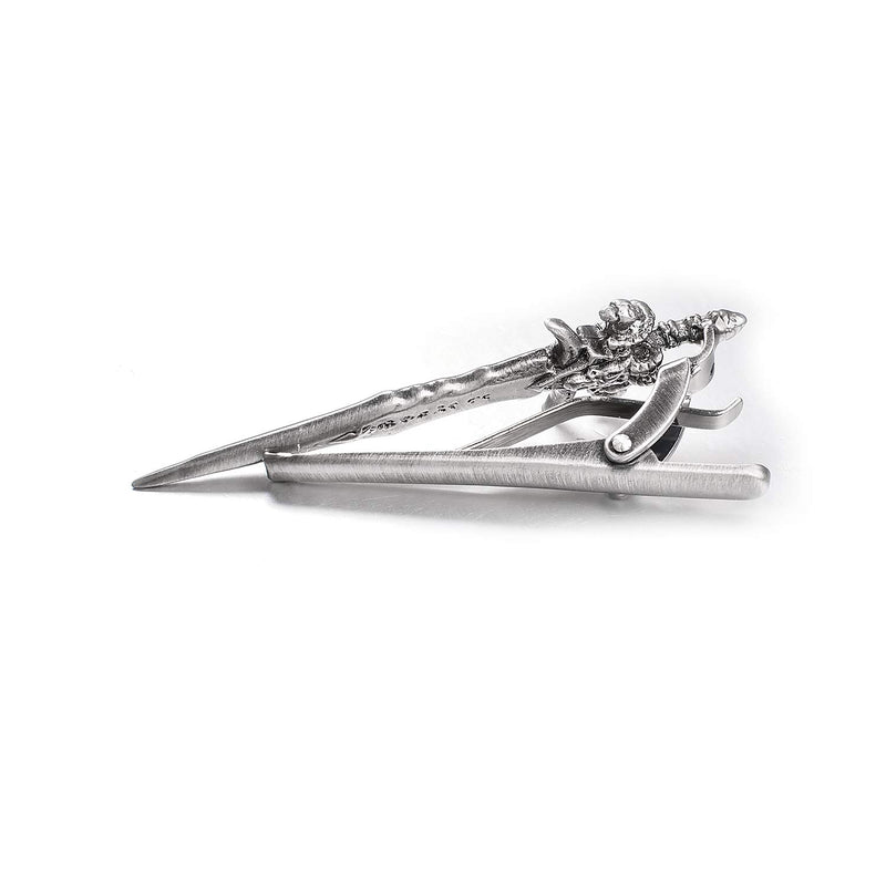 [Australia] - Yoursfs Personalised Tie Clips for Men Novelty Sword Tie Clip Tie Pin for Men's Tie Silver GP Cool Sword Tie Clip 