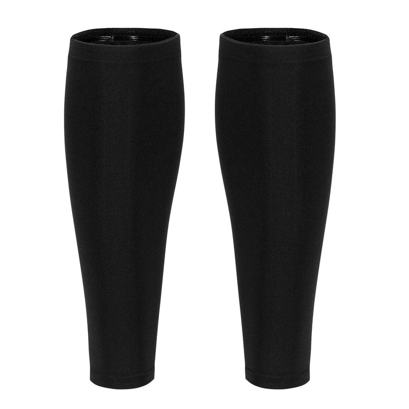 [Australia] - FALETO Unisex Calf Compression Sleeves for Running, Sports, Pain Relief Black XL 