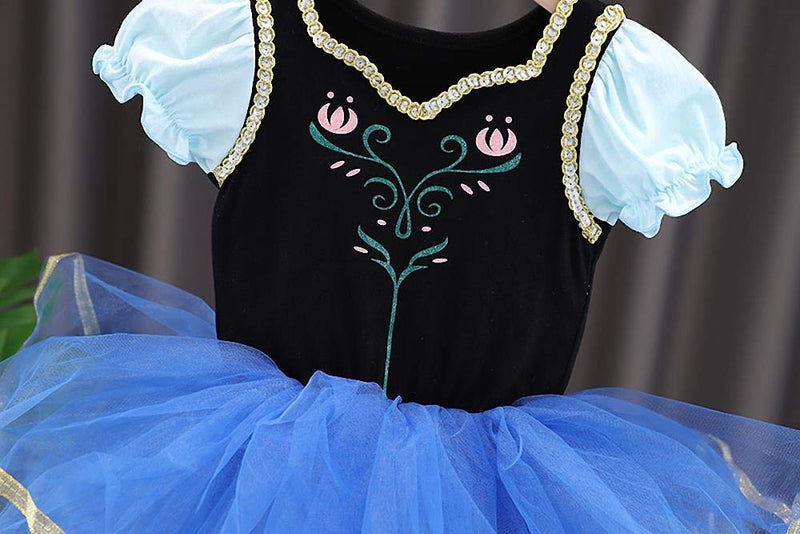 [Australia] - Dressy Daisy Princess Ballet Leotards Tutu Dress for Toddler Girls Ballerina Outfits Dance Costume Dancewear with Tulle Skirt Anna 2-3T 