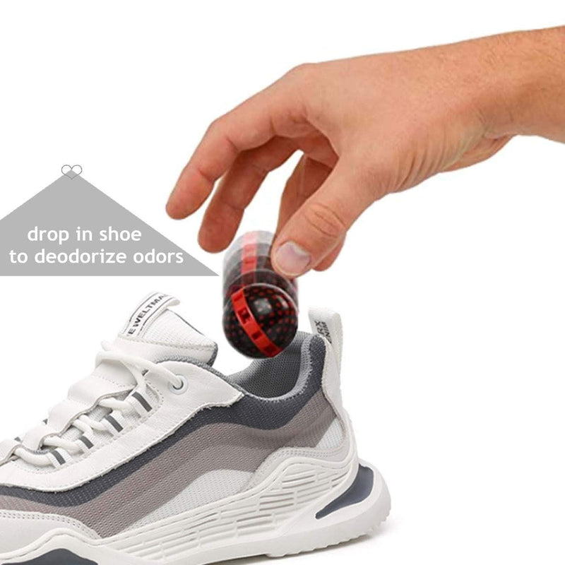 [Australia] - Sufuny Shoe Deodorizer Balls Sneaker Balls Odor Eliminator for Shoes 6 Packs 6-pack 